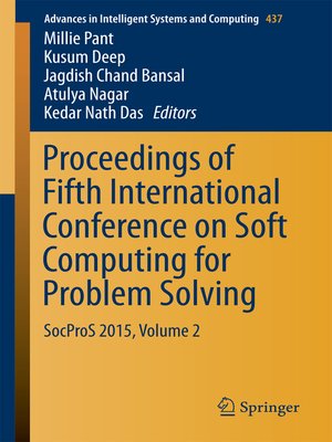 cover image of Proceedings of Fifth International Conference on Soft Computing for Problem Solving